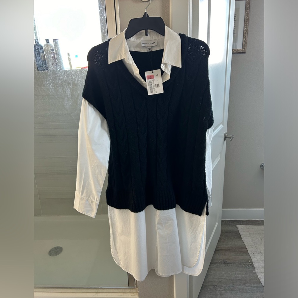 Gibson Latimer Sweater Vest Dress